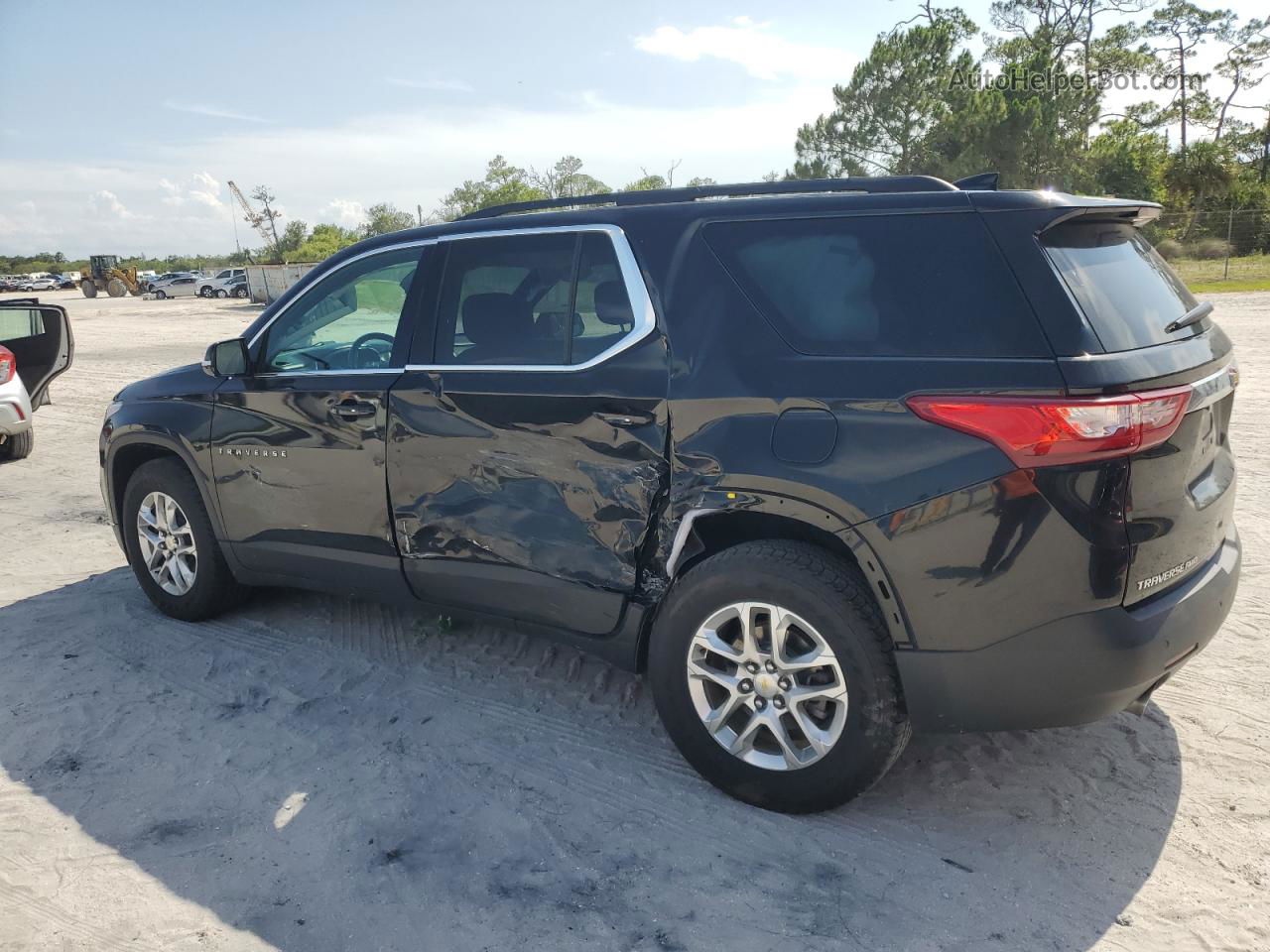 2020 Chevrolet Traverse Lt Черный vin: 1GNEVHKW3LJ174755