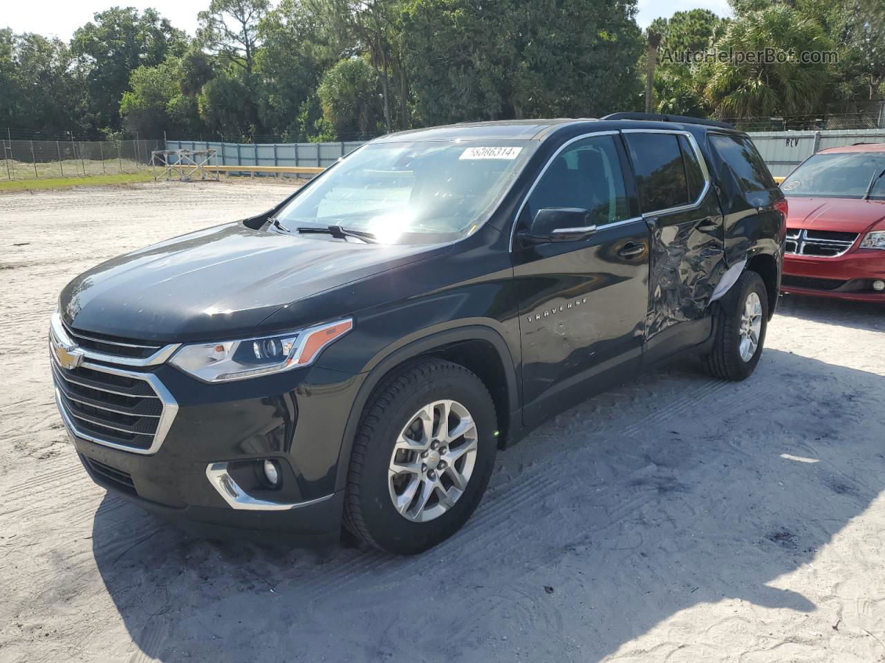 2020 Chevrolet Traverse Lt Black vin: 1GNEVHKW3LJ174755