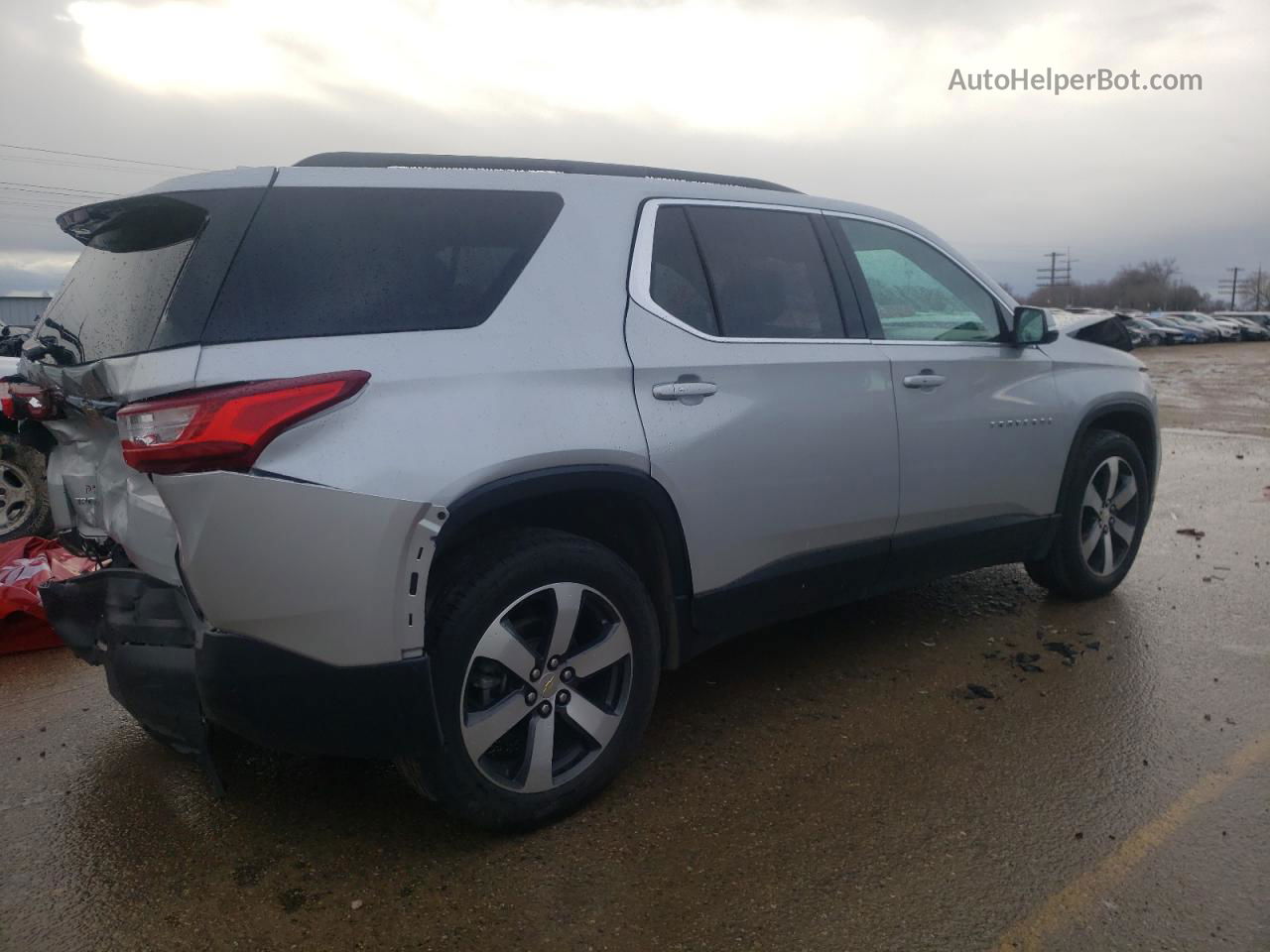 2020 Chevrolet Traverse Lt Silver vin: 1GNEVHKW4LJ128903