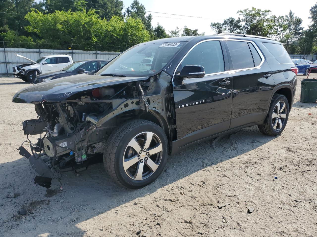 2020 Chevrolet Traverse Lt Black vin: 1GNEVHKW4LJ181391