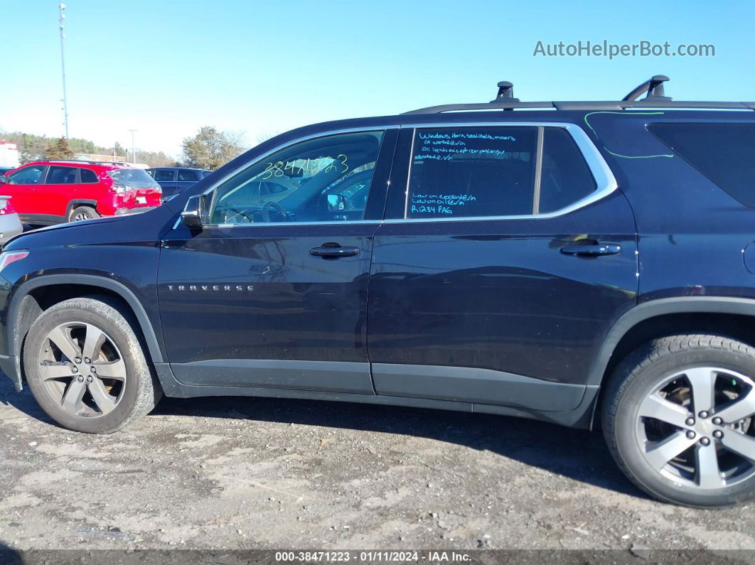 2020 Chevrolet Traverse Awd Lt Leather Dark Blue vin: 1GNEVHKW5LJ106912