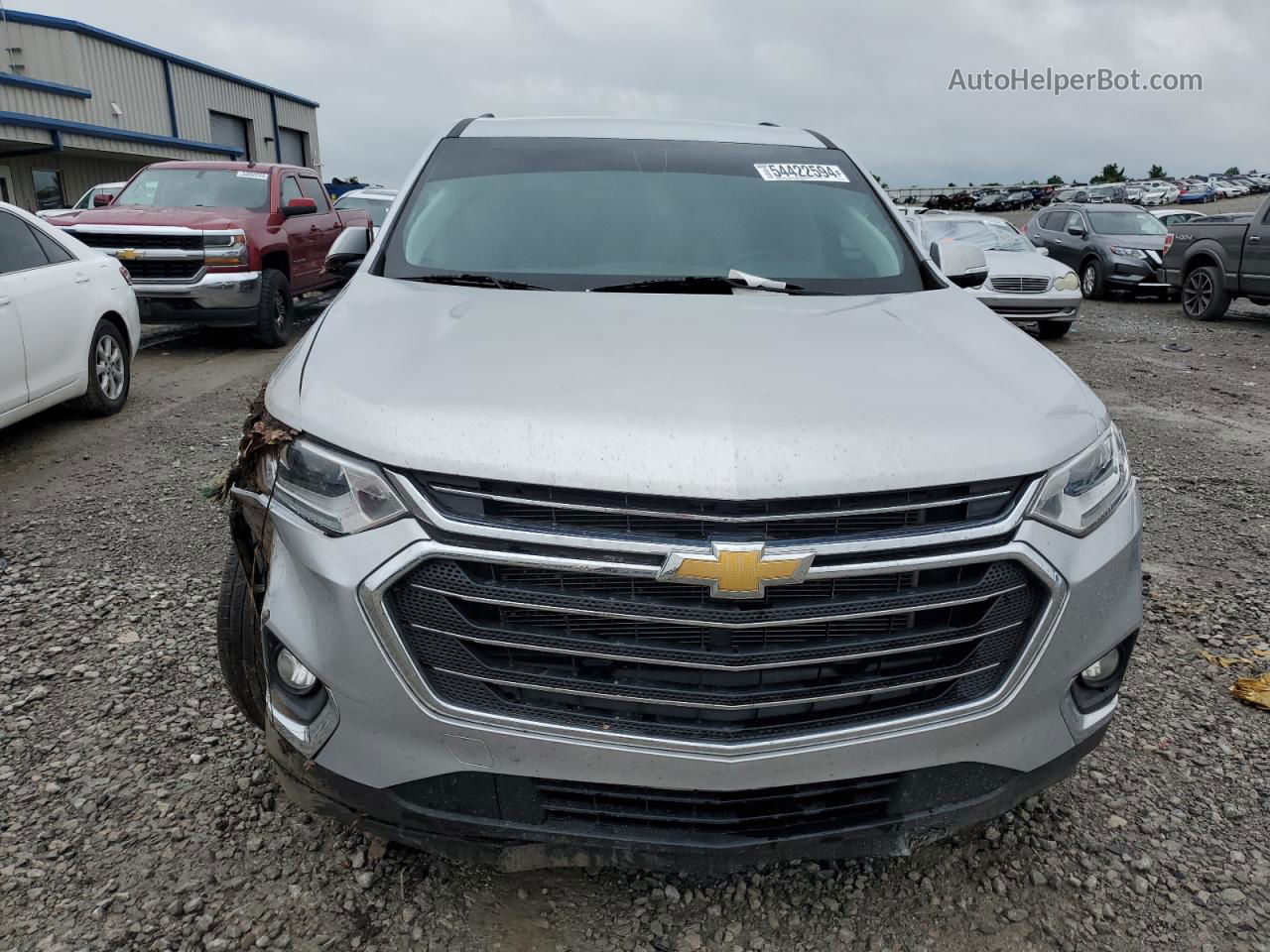 2020 Chevrolet Traverse Lt Silver vin: 1GNEVHKW6LJ213029