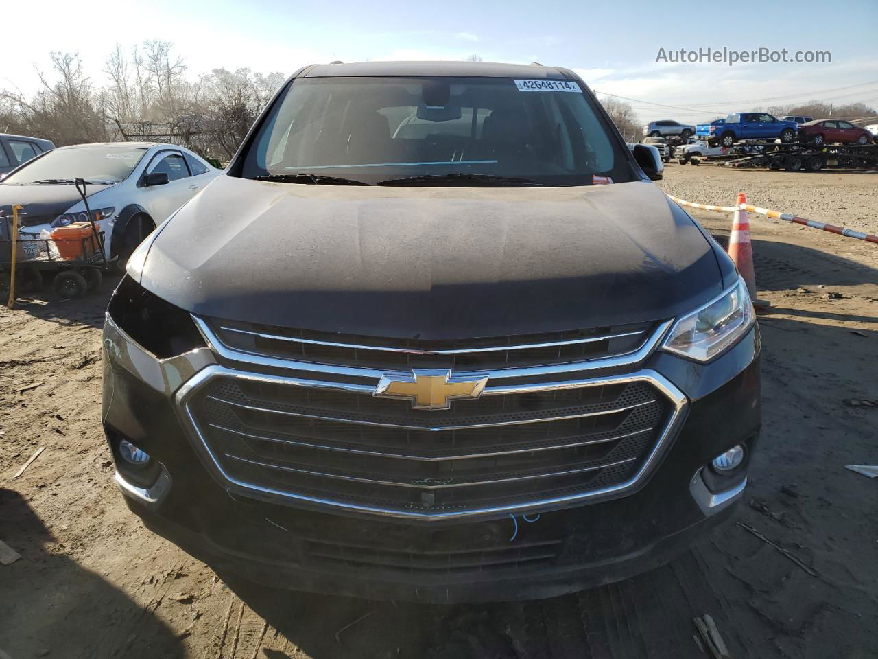 2020 Chevrolet Traverse Lt Черный vin: 1GNEVHKW8LJ152394