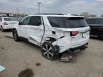 2020 Chevrolet Traverse Lt White vin: 1GNEVHKWXLJ227242