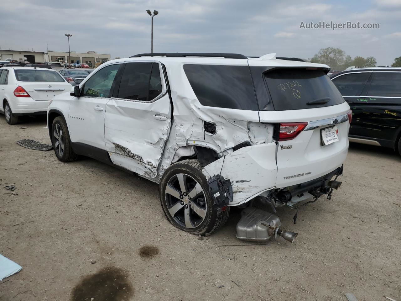 2020 Chevrolet Traverse Lt Белый vin: 1GNEVHKWXLJ227242