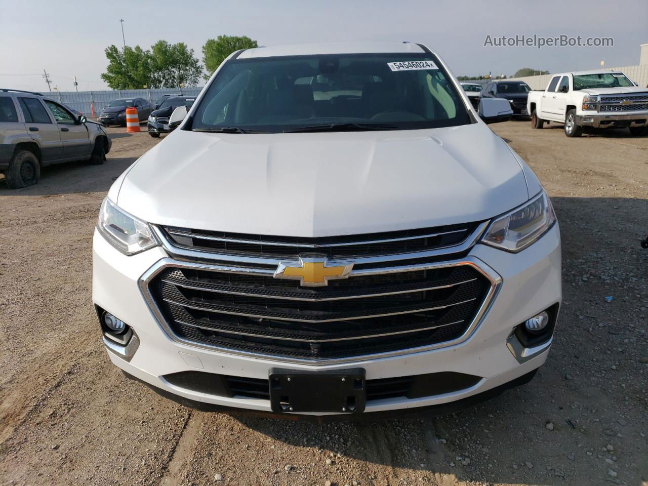 2020 Chevrolet Traverse Premier White vin: 1GNEVKKWXLJ201365