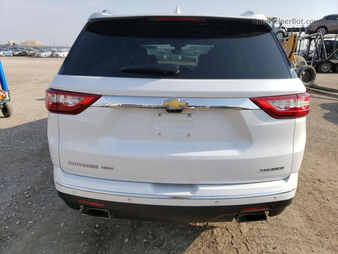 2020 Chevrolet Traverse Premier White vin: 1GNEVKKWXLJ201365