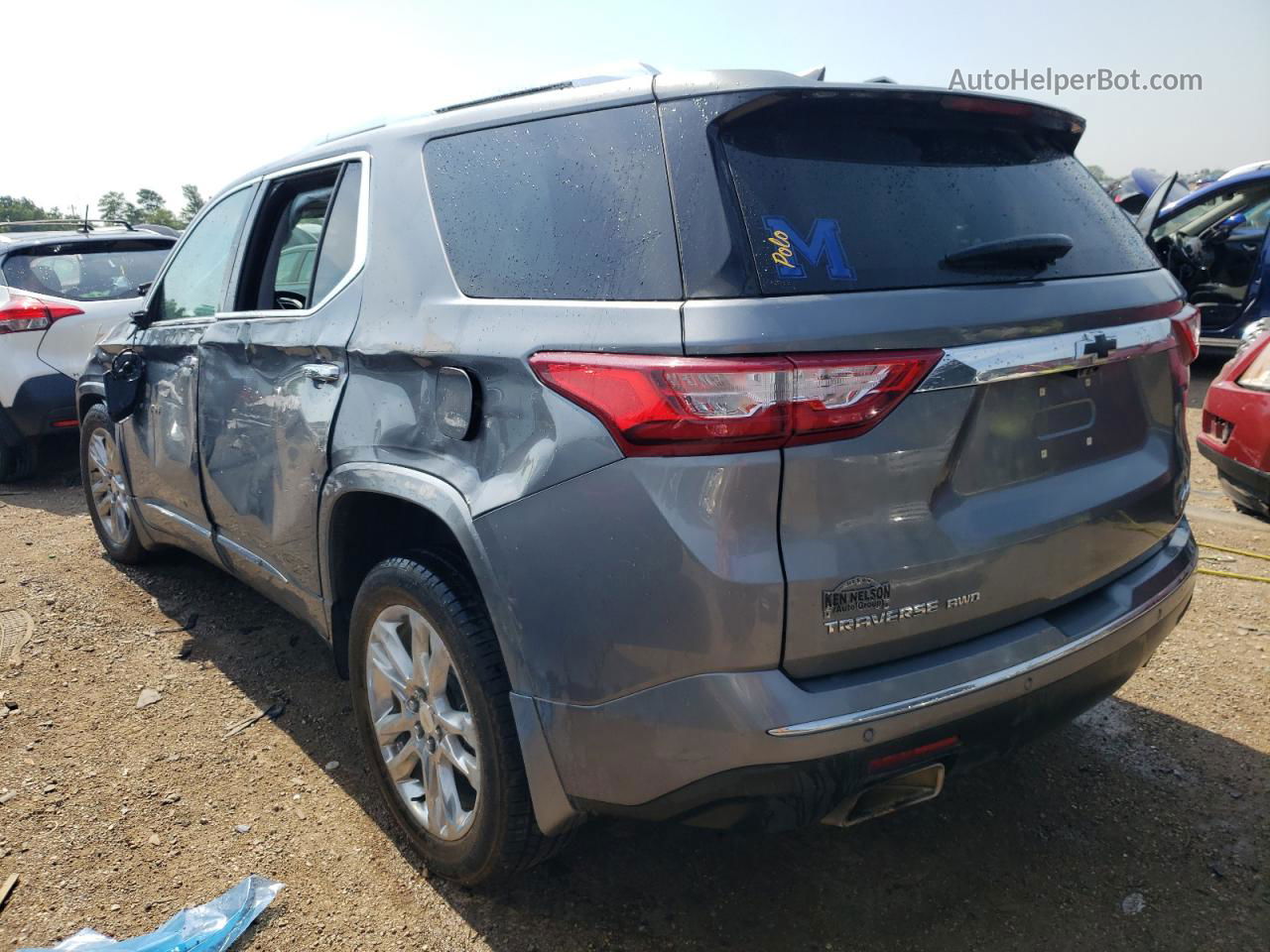 2020 Chevrolet Traverse High Country Gray vin: 1GNEVNKW0LJ171214