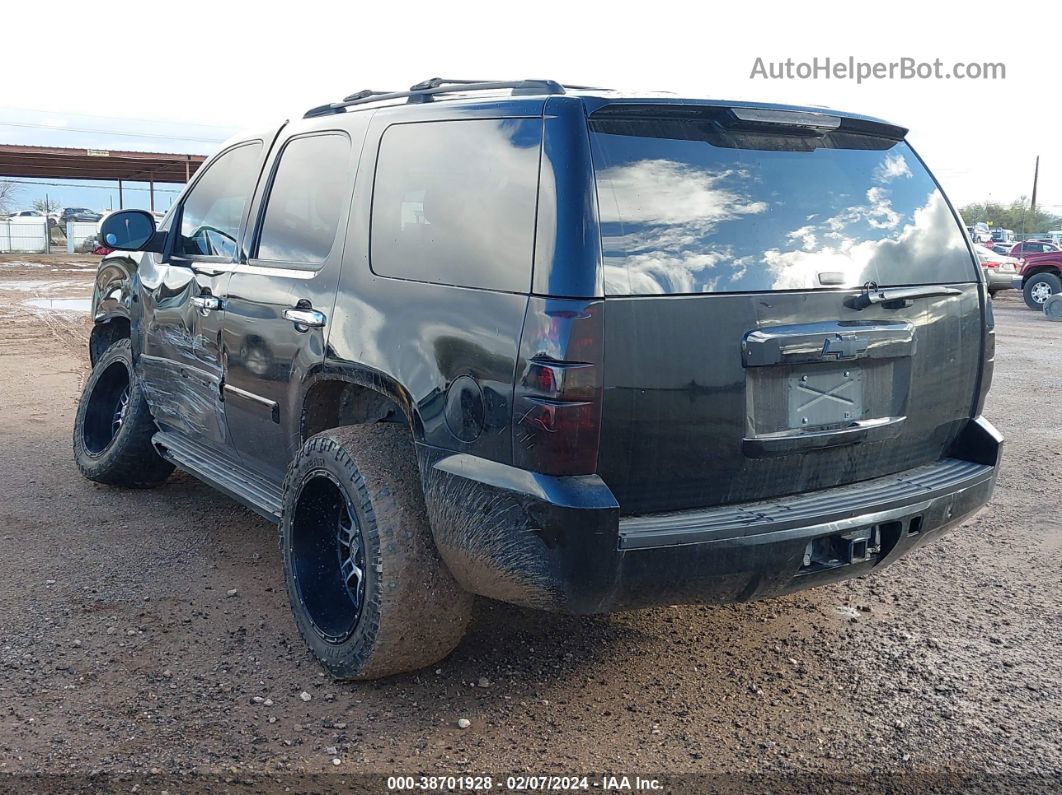 2007 Chevrolet Tahoe Ls Black vin: 1GNFC13017R333453