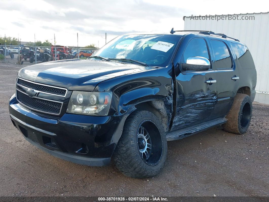 2007 Chevrolet Tahoe Ls Black vin: 1GNFC13017R333453