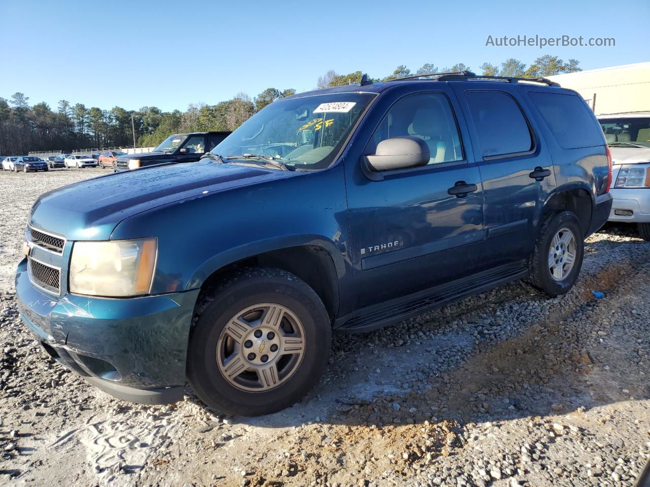 2007 Chevrolet Tahoe C1500 Blue vin: 1GNFC13027R243874