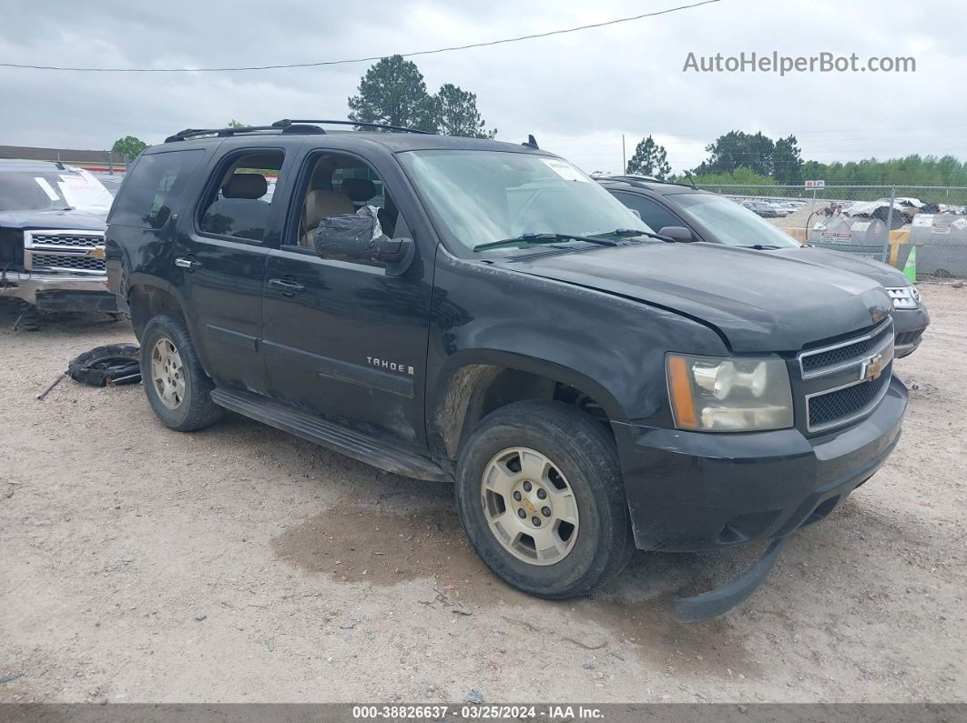 2007 Chevrolet Tahoe Lt Black vin: 1GNFC13027R287406