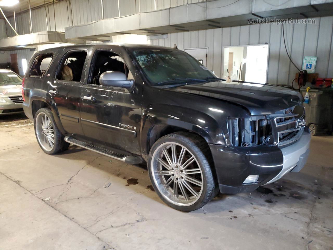 2007 Chevrolet Tahoe C1500 Black vin: 1GNFC13047R427228