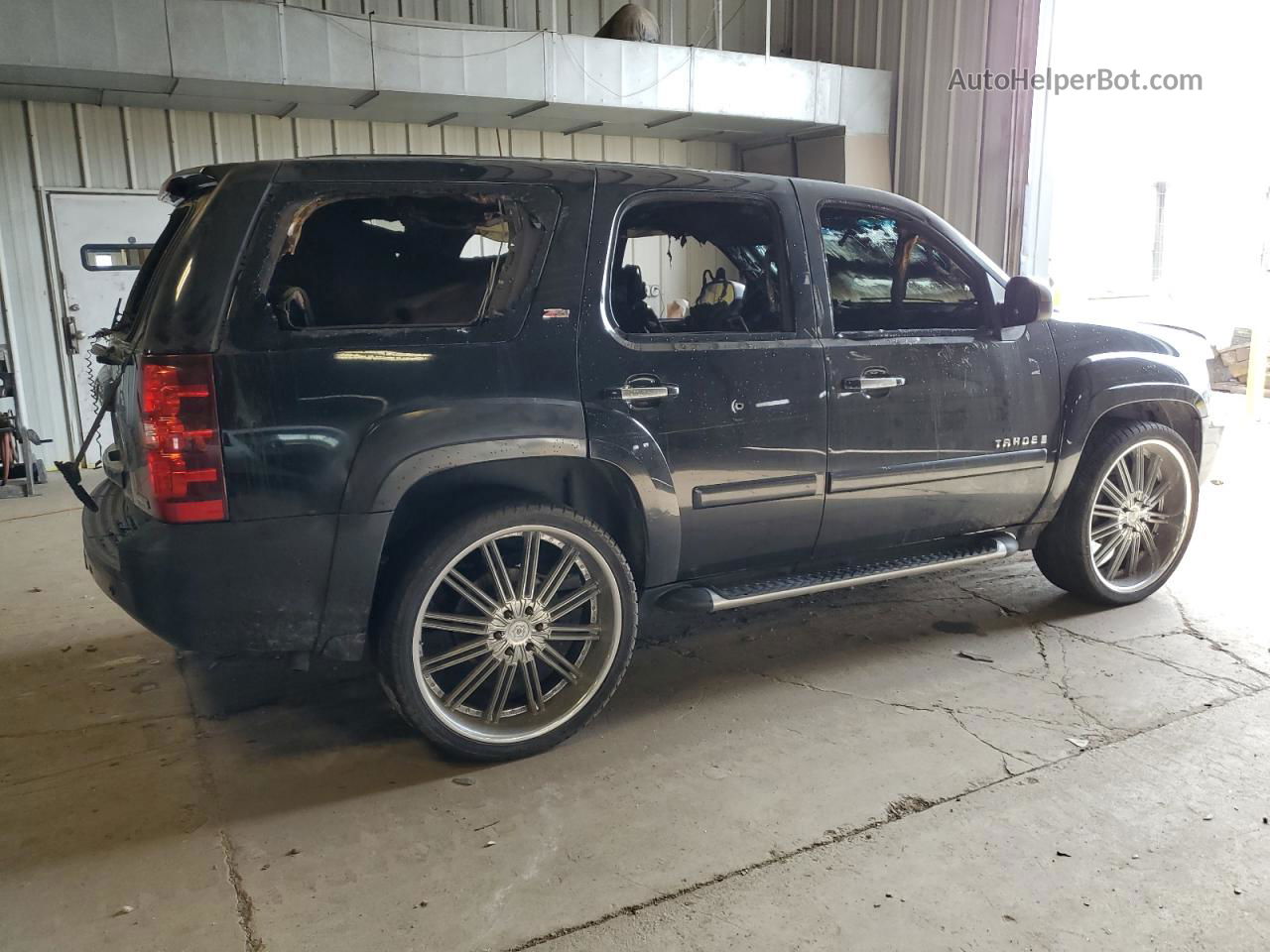 2007 Chevrolet Tahoe C1500 Black vin: 1GNFC13047R427228