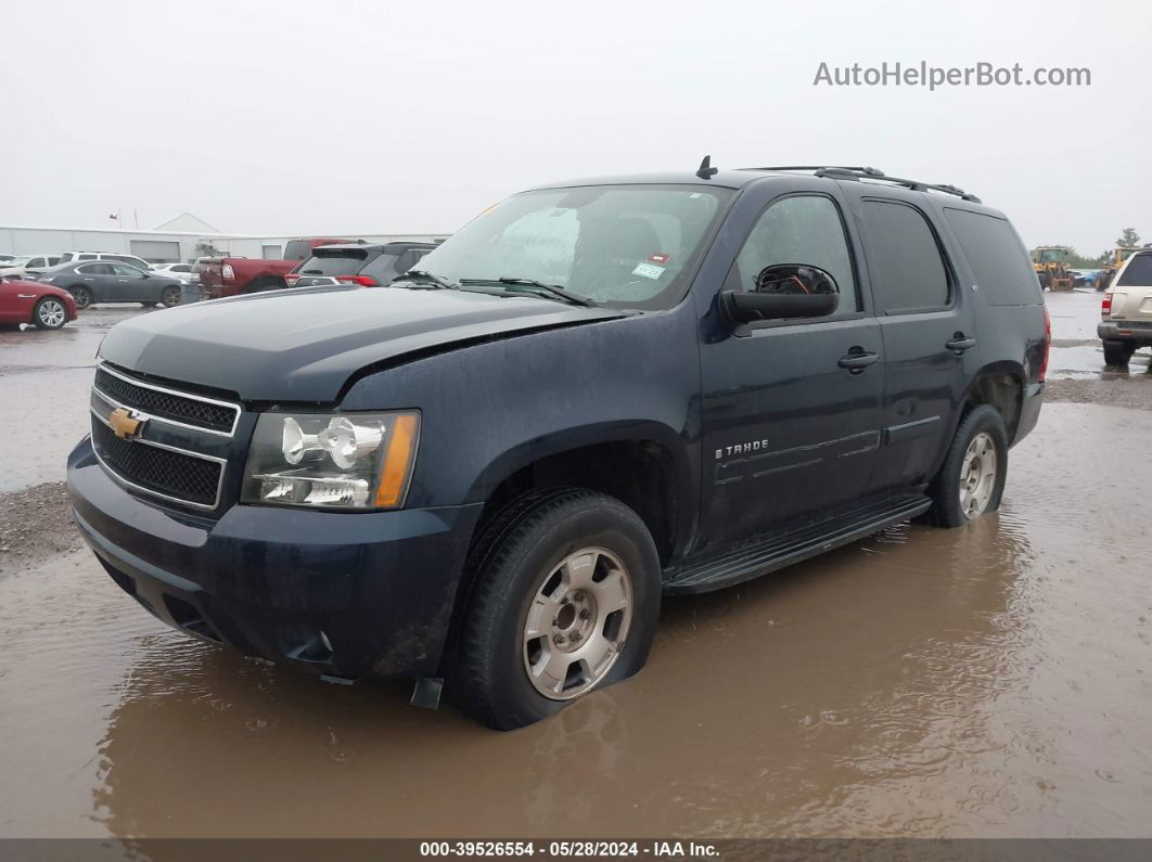 2007 Chevrolet Tahoe Lt Blue vin: 1GNFC13047R430212