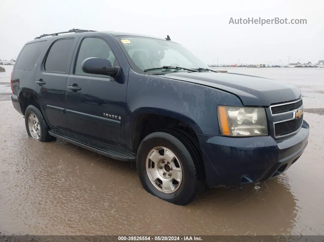 2007 Chevrolet Tahoe Lt Blue vin: 1GNFC13047R430212