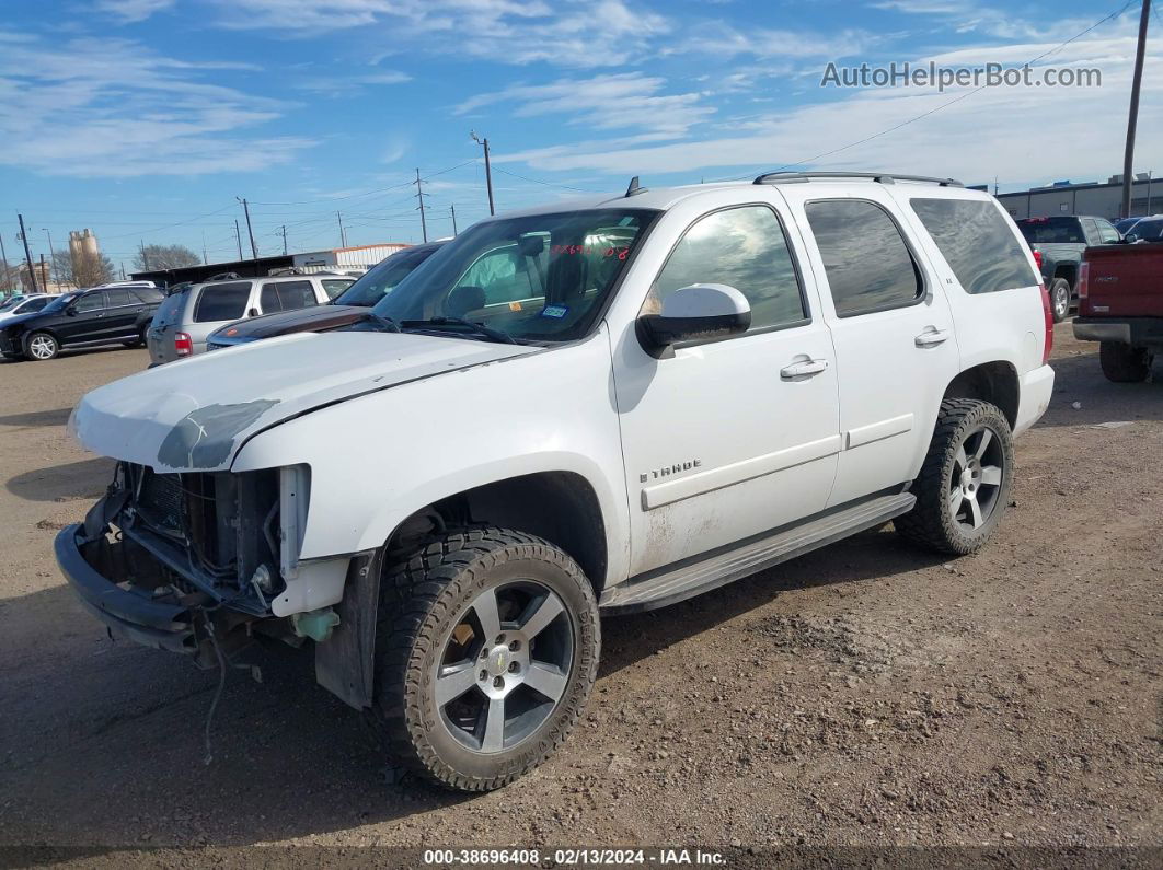 2007 Chevrolet Tahoe Lt Белый vin: 1GNFC13057J406788