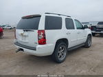 2007 Chevrolet Tahoe Lt White vin: 1GNFC13057R325842