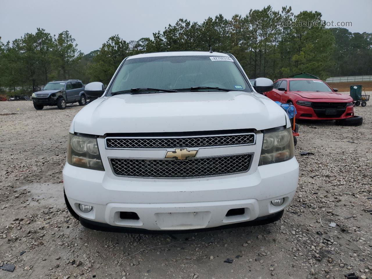 2007 Chevrolet Tahoe C1500 White vin: 1GNFC13057R391792