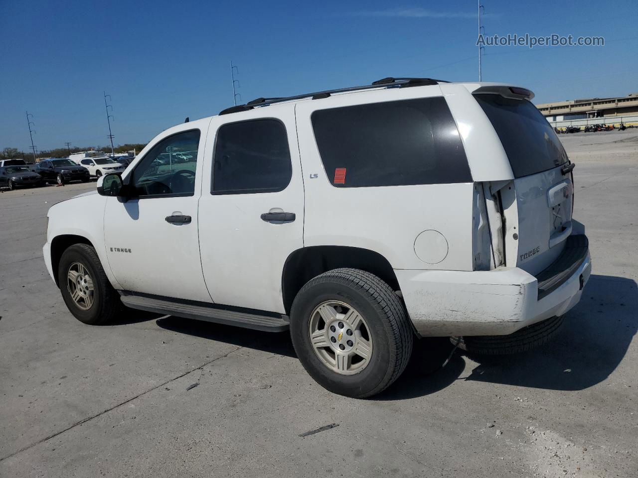 2007 Chevrolet Tahoe C1500 Белый vin: 1GNFC13067R217133