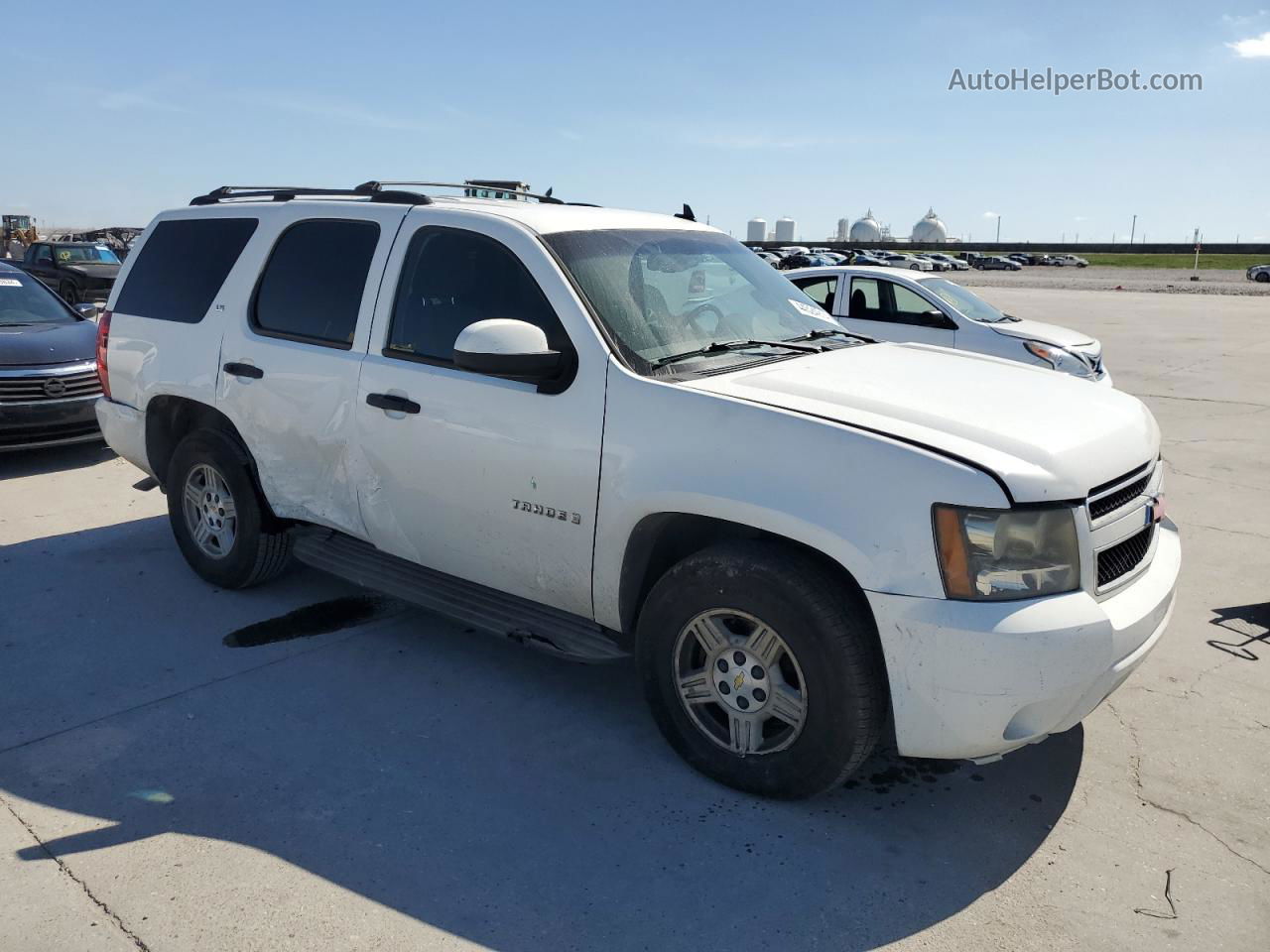 2007 Chevrolet Tahoe C1500 Белый vin: 1GNFC13067R217133