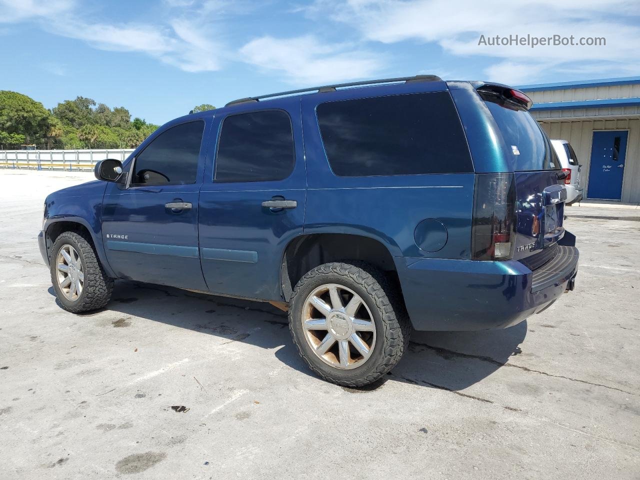 2007 Chevrolet Tahoe C1500 Blue vin: 1GNFC13067R288123