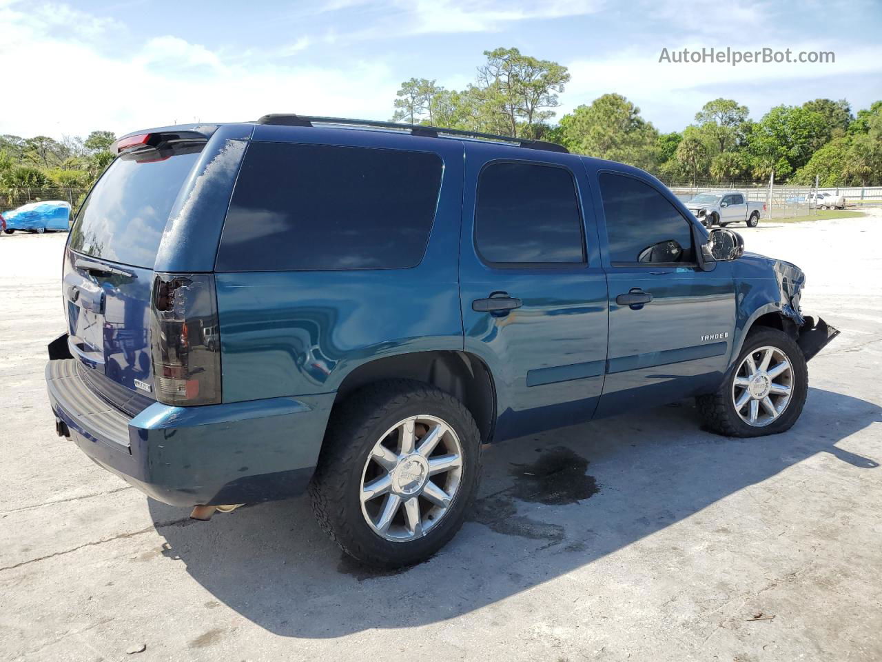 2007 Chevrolet Tahoe C1500 Blue vin: 1GNFC13067R288123