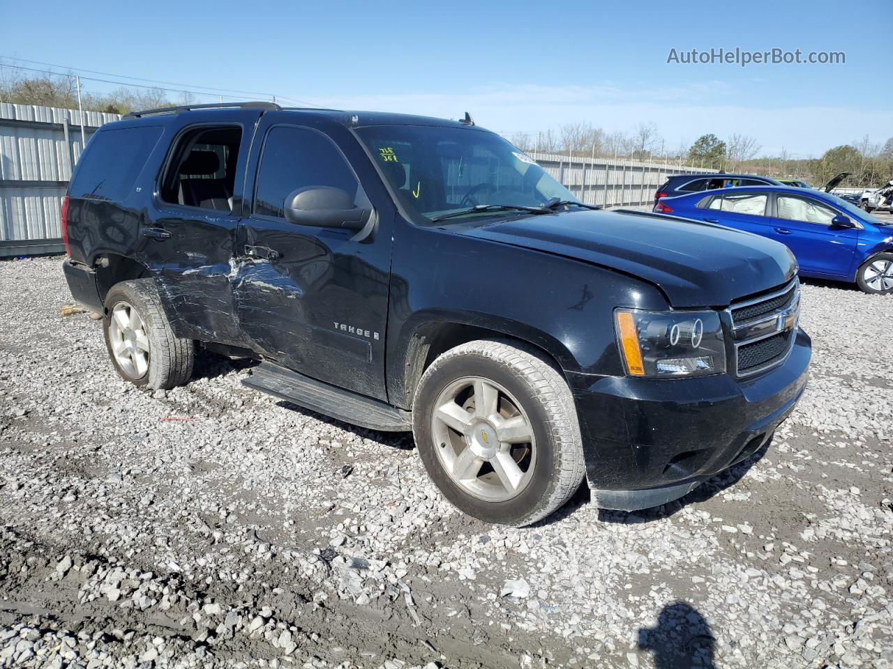 2007 Chevrolet Tahoe C1500 Black vin: 1GNFC13067R308094