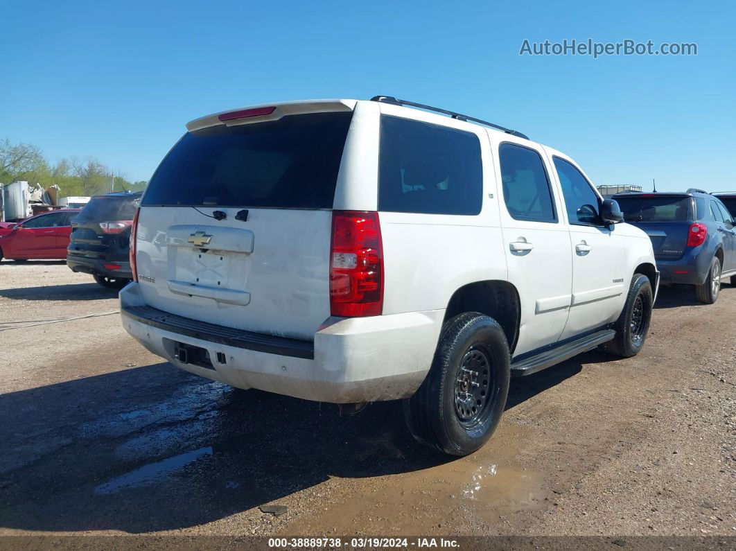 2007 Chevrolet Tahoe Lt White vin: 1GNFC13077R163115