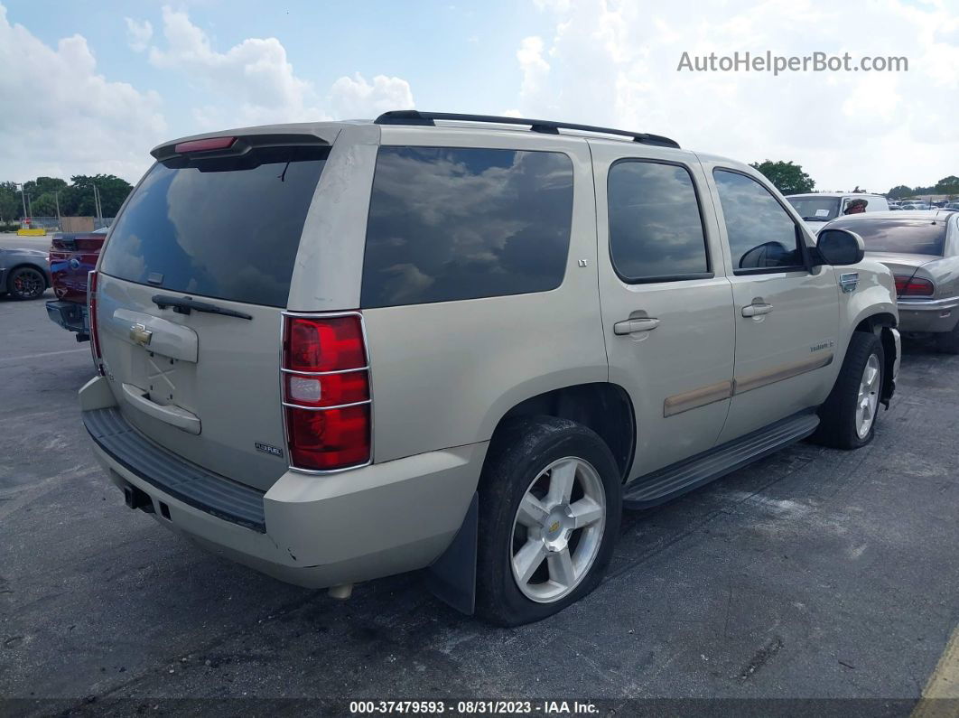 2007 Chevrolet Tahoe Lt Tan vin: 1GNFC13077R227427