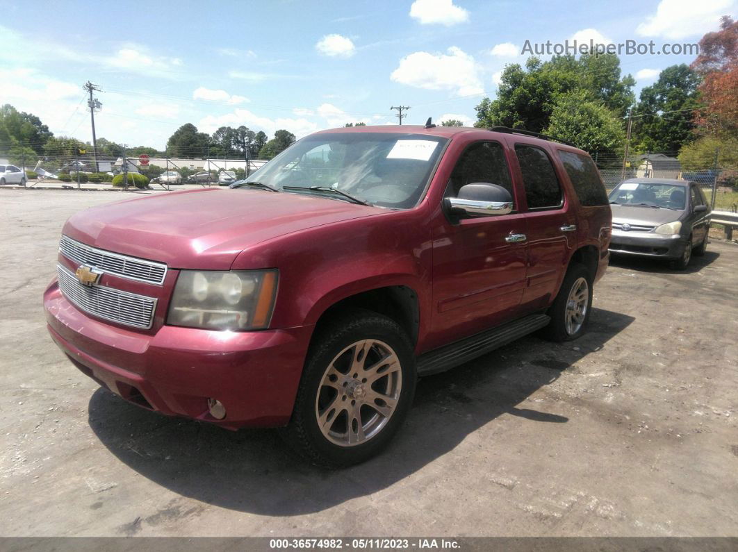 2007 Chevrolet Tahoe Ls Red vin: 1GNFC13077R248780