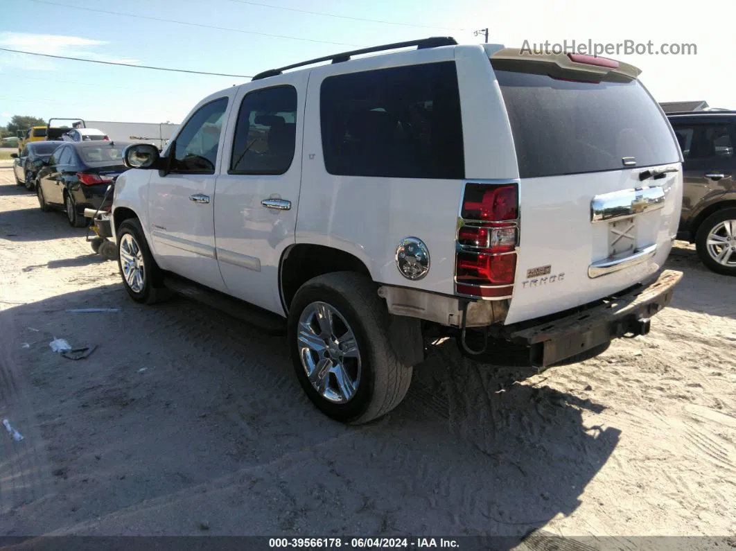 2007 Chevrolet Tahoe Lt White vin: 1GNFC13077R322263