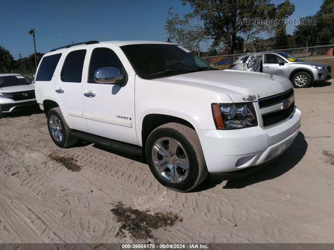 2007 Chevrolet Tahoe Lt Белый vin: 1GNFC13077R322263