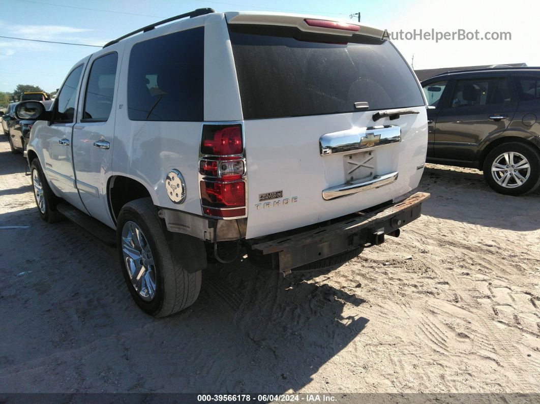 2007 Chevrolet Tahoe Lt White vin: 1GNFC13077R322263