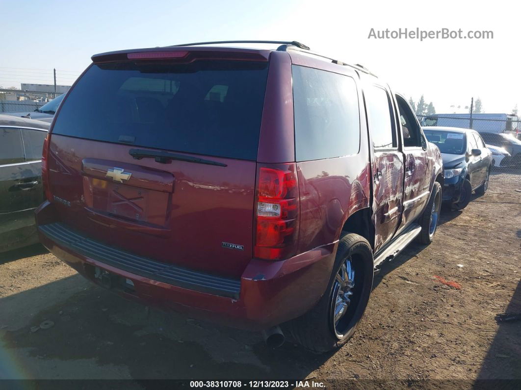 2007 Chevrolet Tahoe Ls Бордовый vin: 1GNFC13077R328824