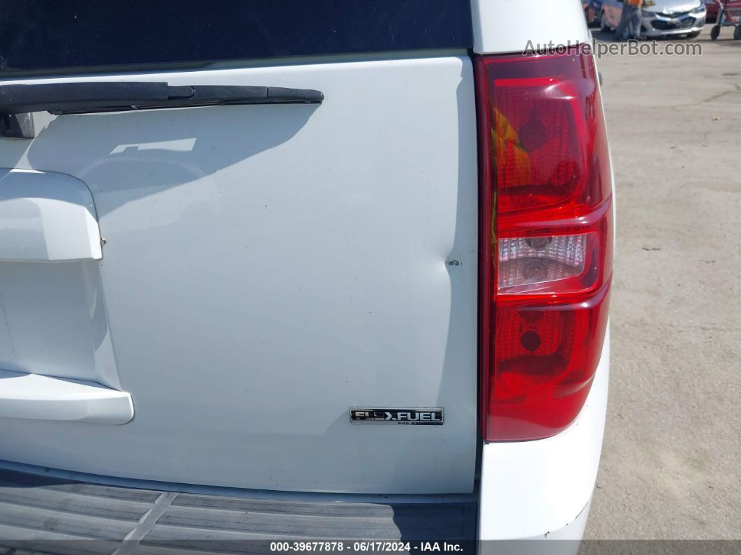 2007 Chevrolet Tahoe Ls White vin: 1GNFC13077R401268