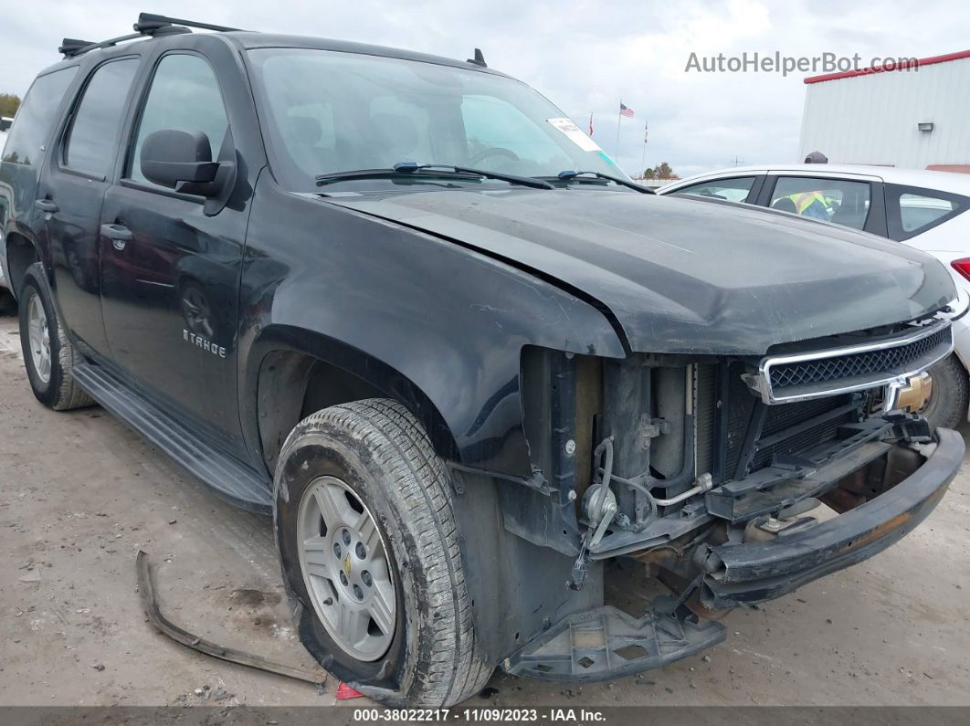 2007 Chevrolet Tahoe Ls Black vin: 1GNFC13087R158196