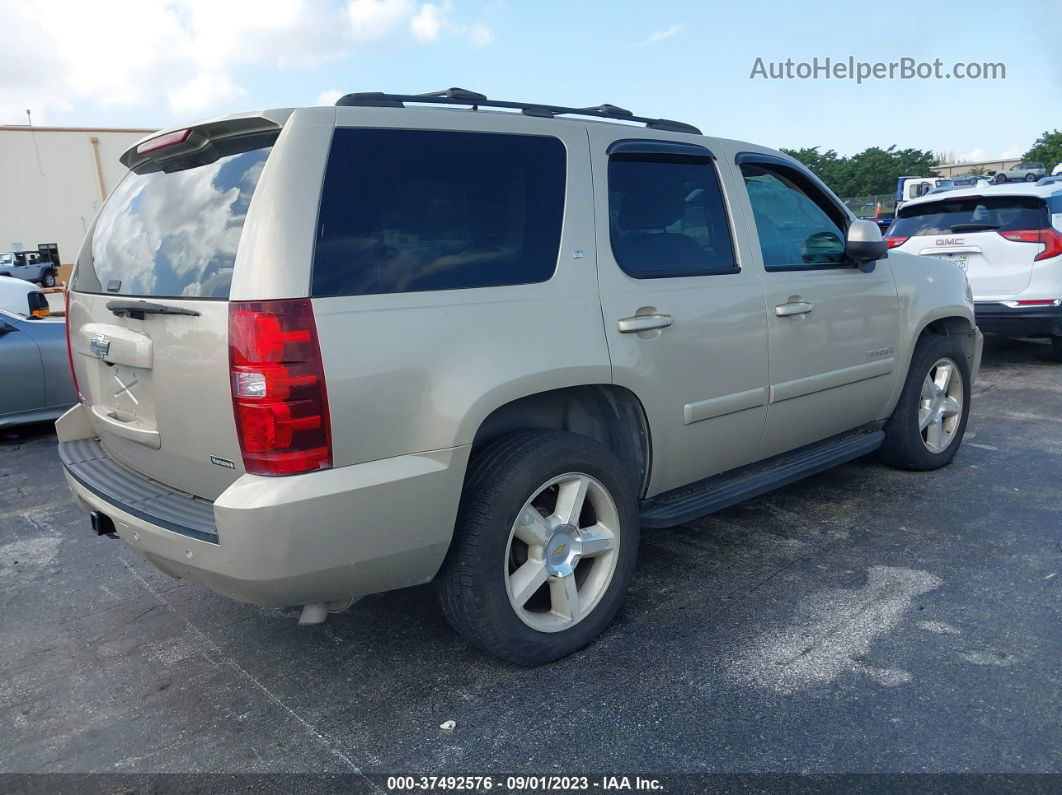 2007 Chevrolet Tahoe Lt Gold vin: 1GNFC13087R173362