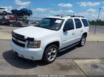 2007 Chevrolet Tahoe Lt White vin: 1GNFC13087R255804