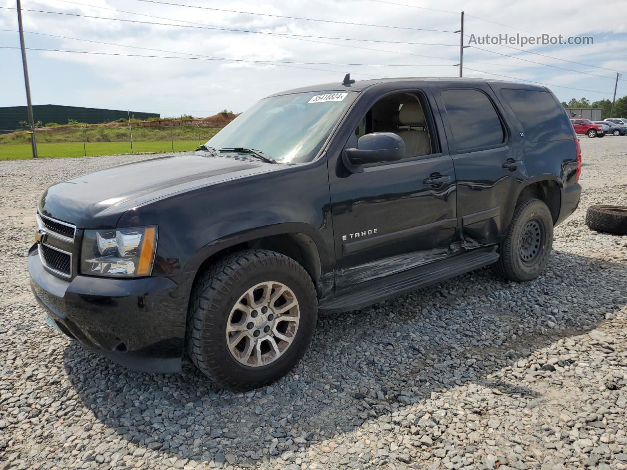 2007 Chevrolet Tahoe C1500 Black vin: 1GNFC13087R274966