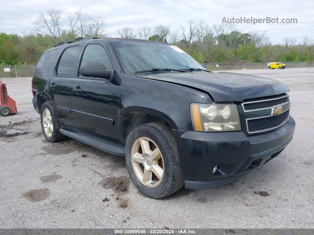 2007 Chevrolet Tahoe Ltz Black vin: 1GNFC13087R356809