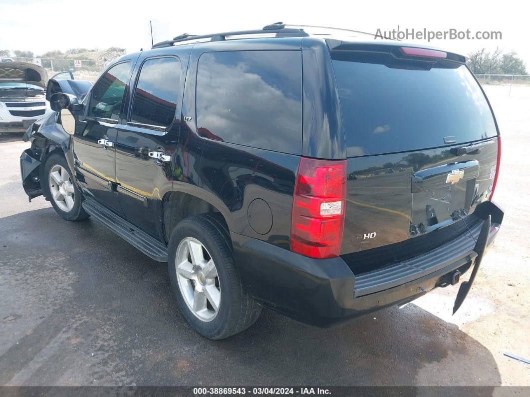 2007 Chevrolet Tahoe Ltz Black vin: 1GNFC13087R386957