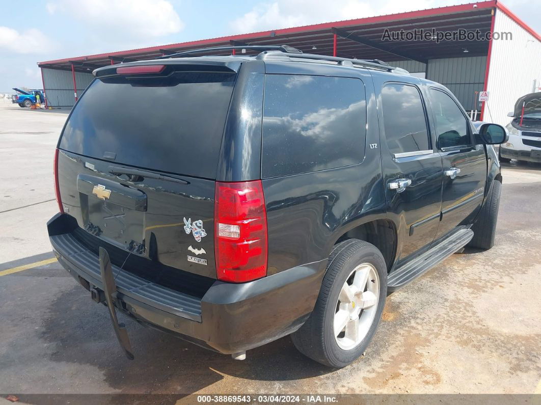 2007 Chevrolet Tahoe Ltz Black vin: 1GNFC13087R386957