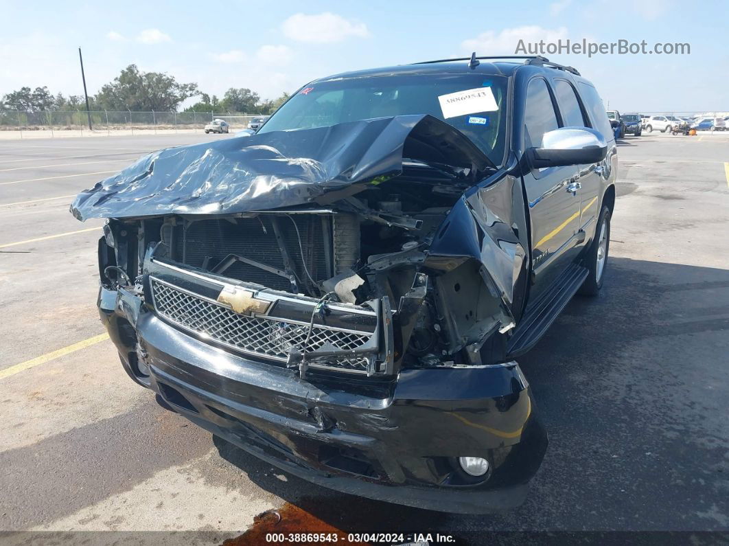 2007 Chevrolet Tahoe Ltz Black vin: 1GNFC13087R386957