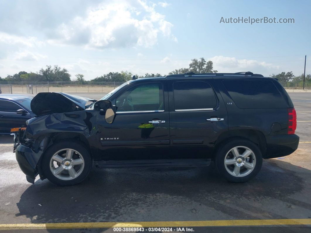 2007 Chevrolet Tahoe Ltz Black vin: 1GNFC13087R386957