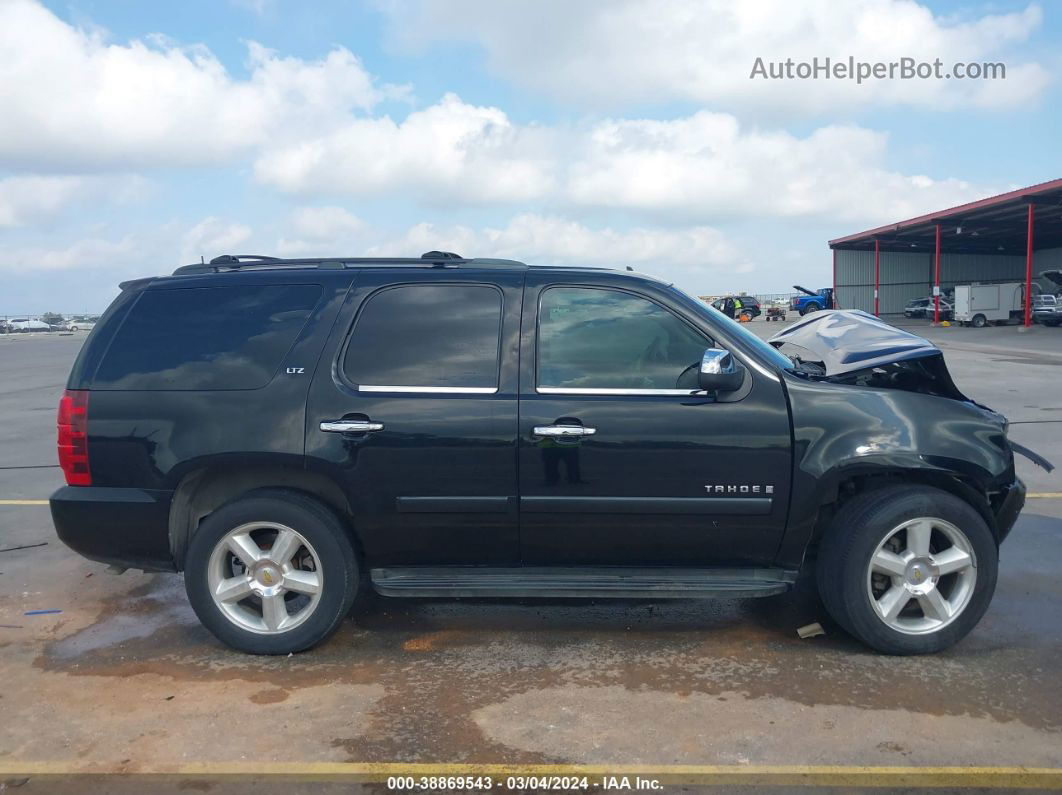 2007 Chevrolet Tahoe Ltz Black vin: 1GNFC13087R386957