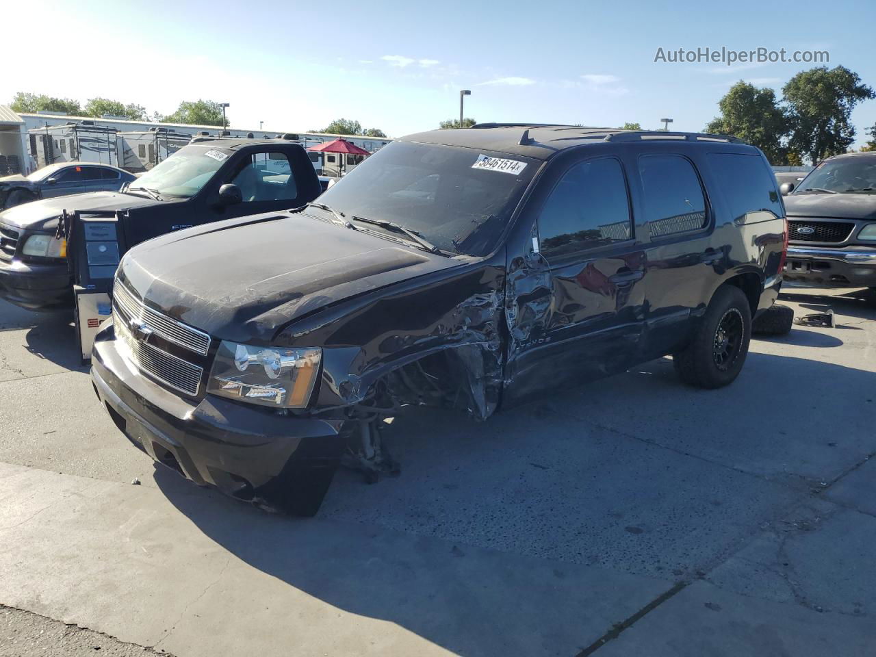 2007 Chevrolet Tahoe C1500 Black vin: 1GNFC13087R401926