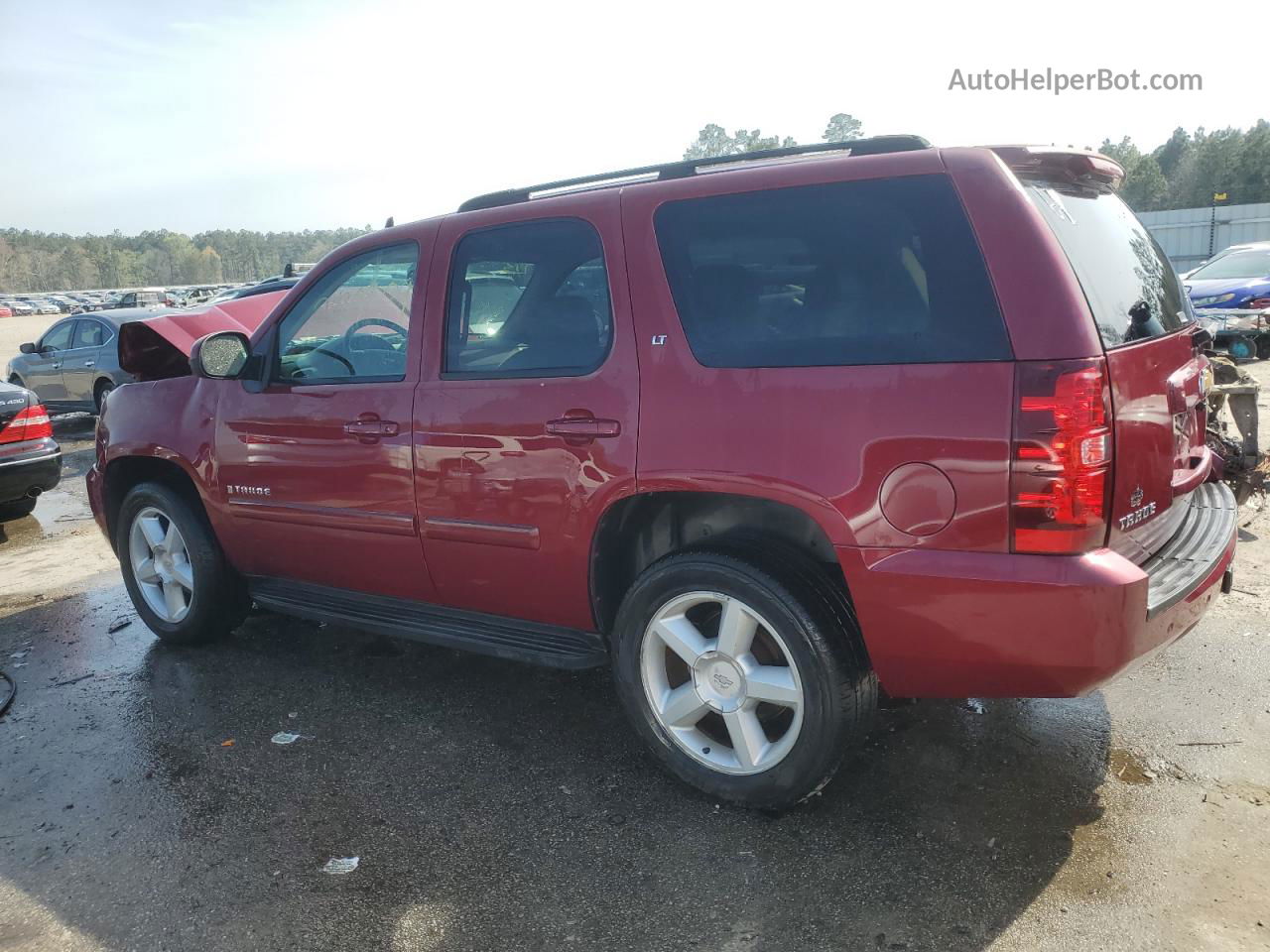 2007 Chevrolet Tahoe C1500 Maroon vin: 1GNFC13097J274070