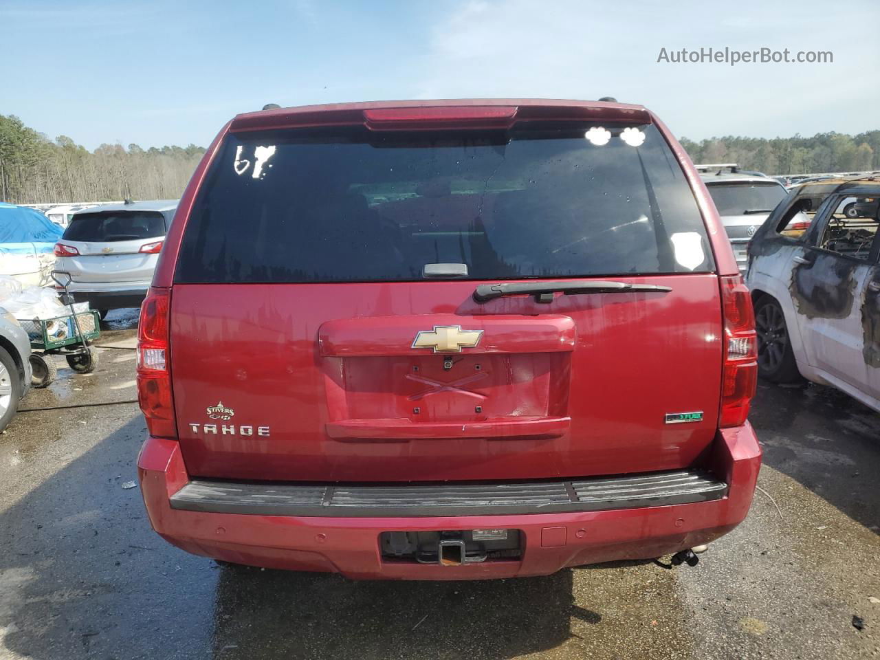 2007 Chevrolet Tahoe C1500 Maroon vin: 1GNFC13097J274070