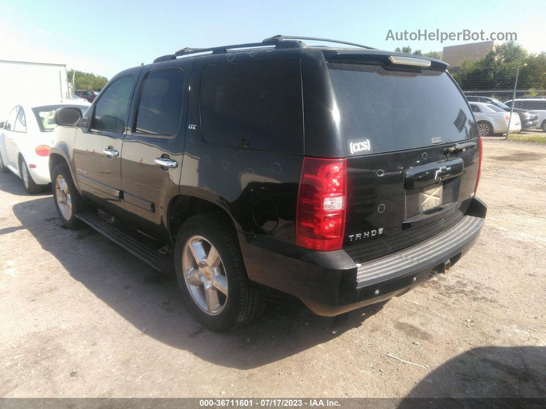 2007 Chevrolet Tahoe Ltz Black vin: 1GNFC13097R387664